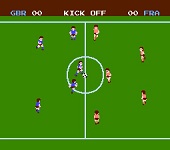 une photo d'Ã©cran de Soccer sur Nintendo Nes